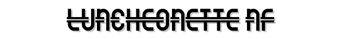 Luncheonette NF font